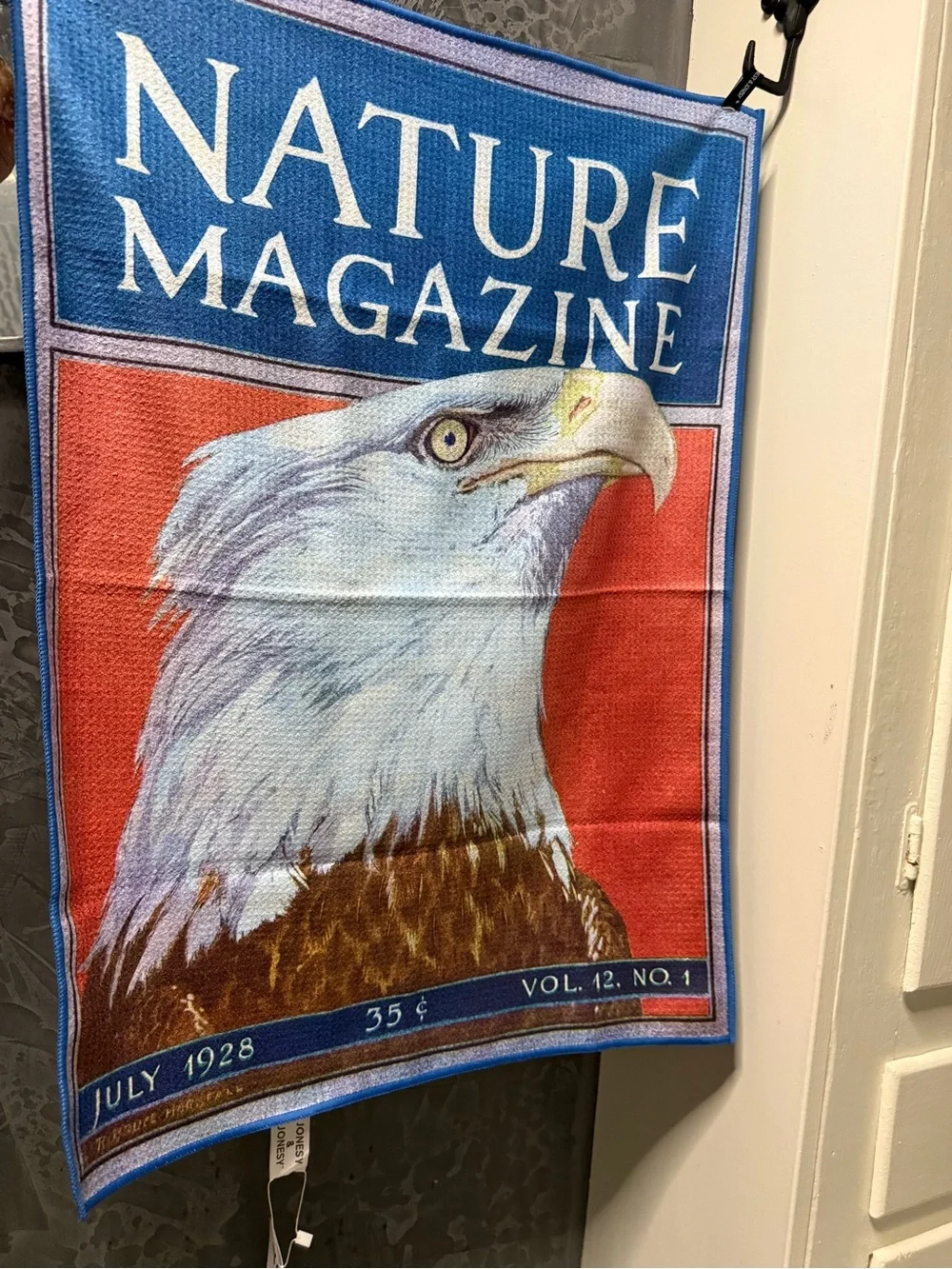 Double view Nature Magazine Eagle Print Towel